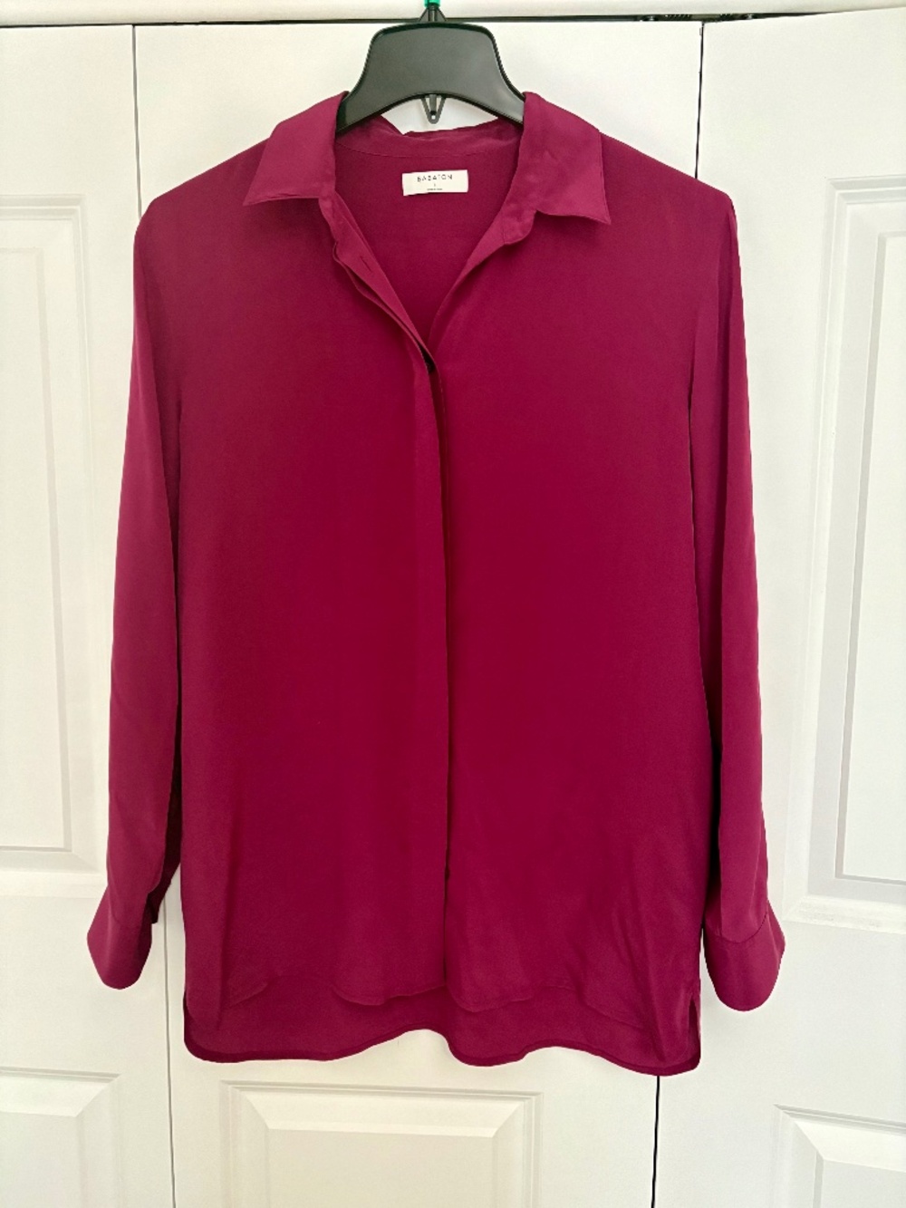 Aritzia Essential Silk shirt
